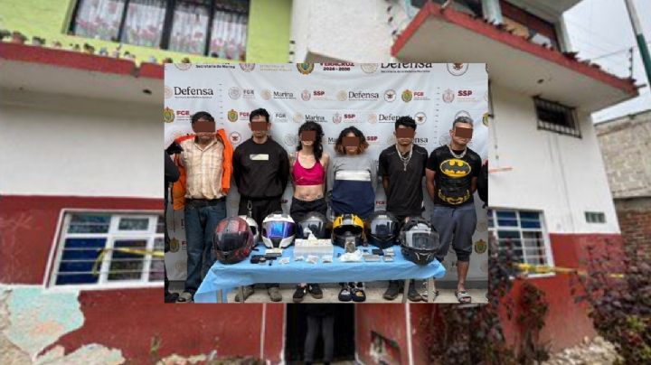 Esto se les aseguró a los 6 detenidos en la colonia Emiliano Zapata en Xalapa