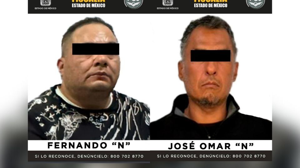 La Fiscalía General de Justicia del Estado de México informó la captura de ambos sujetos, quienes fueron ingresados al Centro Penitenciario y de Reinserción Social de Tlalnepantla