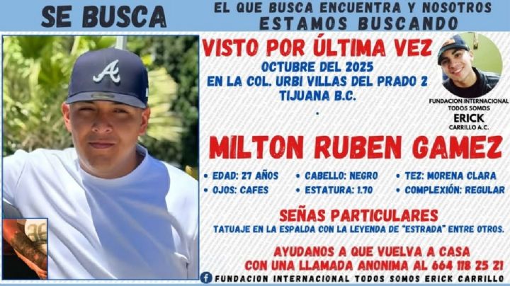 "Él usaba doble boxer"; madre identifica a Milton, joven de EU hallado en fosa de Tijuana