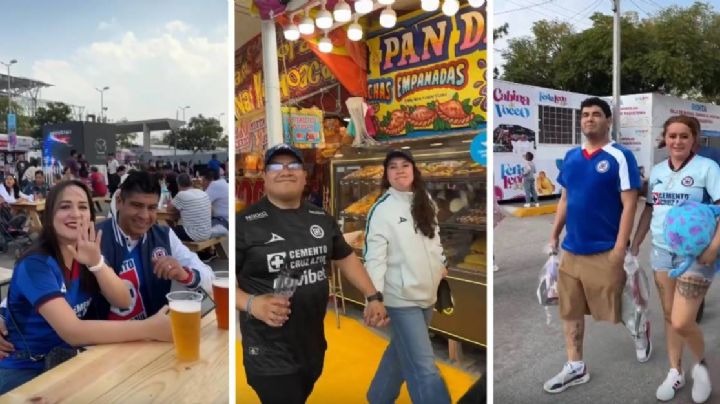 Aficionados del Cruz Azul invaden la Feria de León