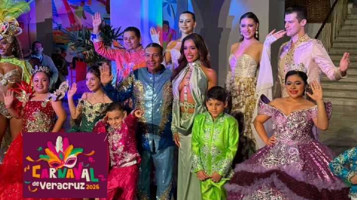 Así quedó conformada la Corte Real del Carnaval de Veracruz 2026