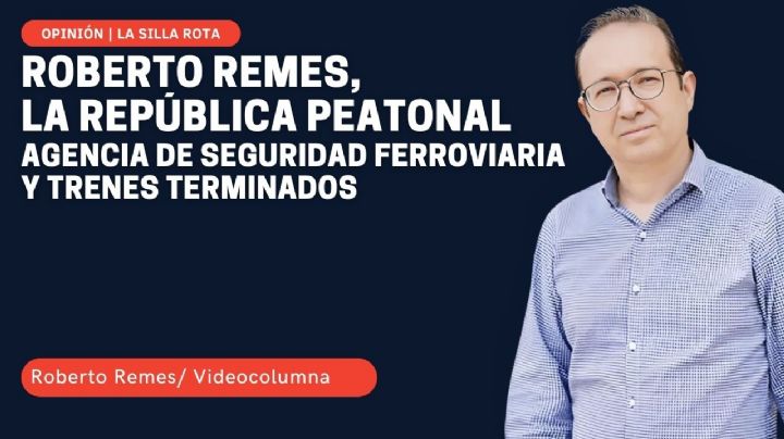 La República peatonal de Roberto Remes: agencia de seguridad ferroviaria y trenes terminados