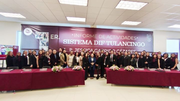 Destacan entrega de despensas y cobijas en informe de actividades del DIF Tulancingo