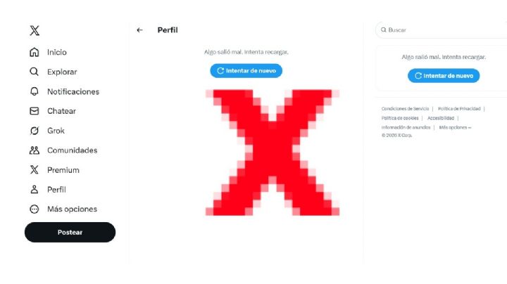 No es la señal, usuarios reportan caída de X