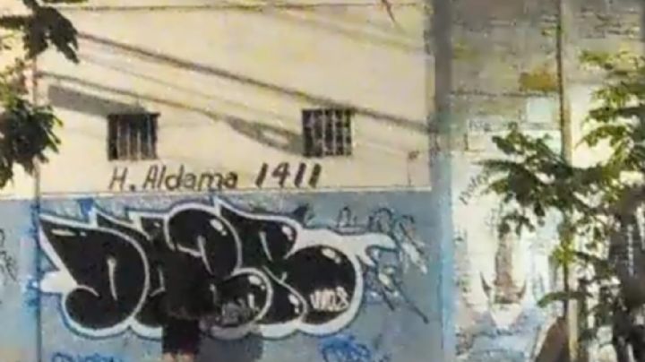 Grafiteros en acción, en vivo y a todo color, en Hermanos Aldama, en León /VIDEO
