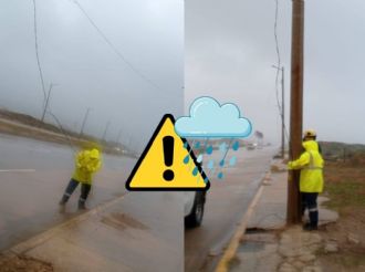 Por frente frío 29, alertan de riesgos en el Malecón de Coatzacoalcos