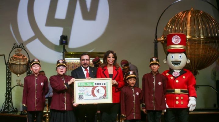 Realiza Lotería Nacional sorteo por los 90 años del IPN