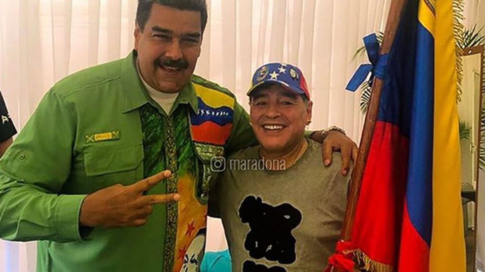 Maduro y Diego Armando Maradona