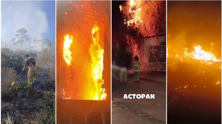 Hidalgo registra cuatro incendios en primer día de 2026; tres fueron por pirotecnia