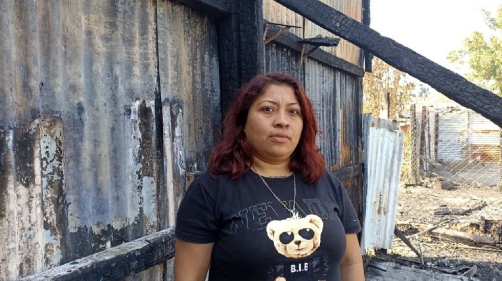 Silvia festejaba su cumpleaños y año nuevo cuando su casa se quemó por un cohete en Veracruz