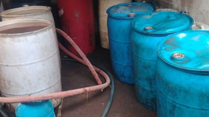 Decomisan 7,500 litros de huachicol en Singuilucan