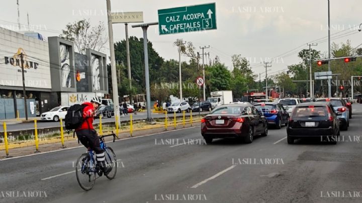 Ciclovías en Acoxpa y División del Norte se quedan en el olvido