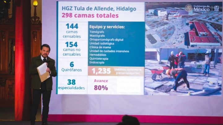 Hospital IMSS Tula tiene un 80% de avance; ¿cuándo estará en función?