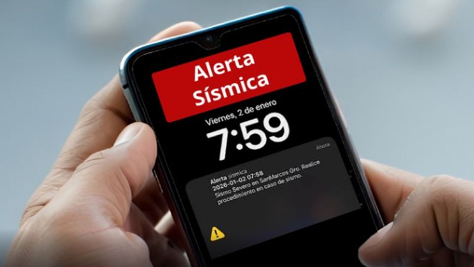 Este aviso llega acompañado de un sonido de alarma para alertar a la población de manera inmediata