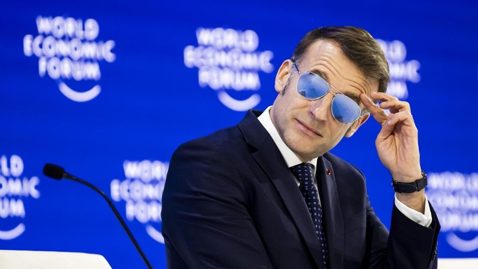 Macron en Davos