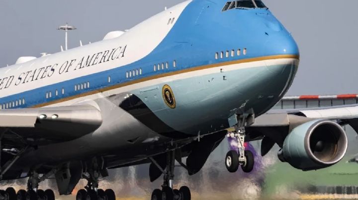 ¿Qué le pasó al avión de Donald Trump rumbo al Foro Económico Mundial en Davos?