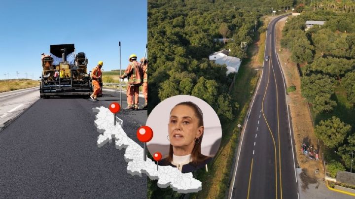 Estas 5 carreteras en Veracruz rehabilitará Sheinbaum con bachetón nacional 2026