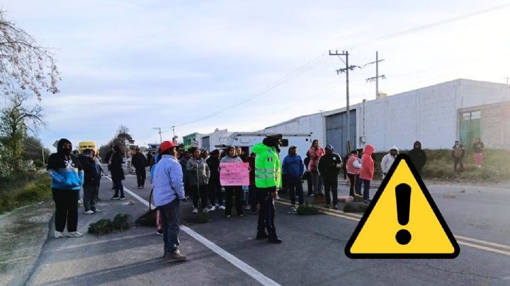 Sin paso en carretera federal de Perote hoy 21 de enero por falta de maestros en una escuela