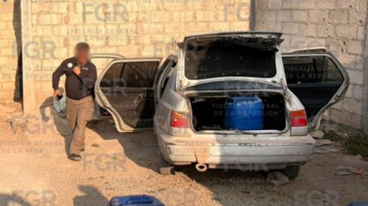 FGR asegura más de 5,000 litros de huachicol en Epazoyucan