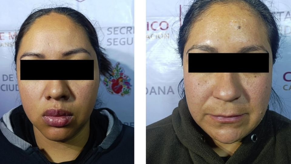 La detención de Mariana “N” y Dulce Bertha “N” derivó de la ejecución de una orden de cateo en dos domicilios en Iztapalapa