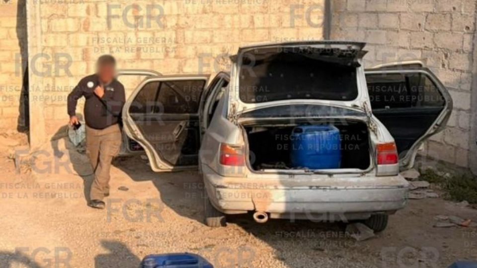 La intervención se realizó en en el inmueble ubicado en el poblado Xolostitla