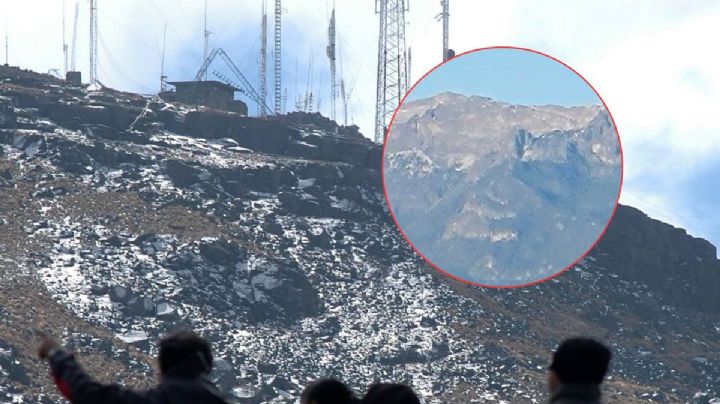 Caería tercera nevada en el Cofre de Perote en Veracruz; se vio desde Xalapa