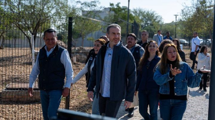 Remodelan y entregan parque en Residencial Puerta de Hierro