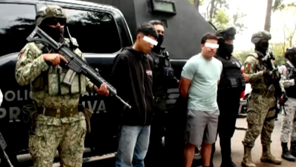 Dos de los colombiano detenidos por el delito 'gota a gota'
