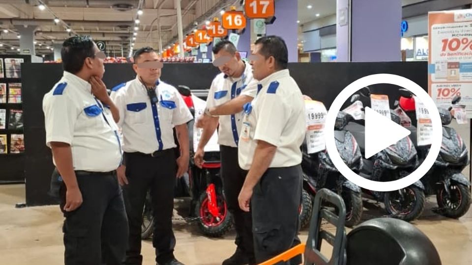 Guardias del Chedraui Selecto de El Dorado golpean a cliente en Veracruz | VIDEO