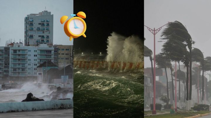 Norte de 110 km/h por frente frío impactará a esta hora en Veracruz, Tuxpan y Coatzacoalcos