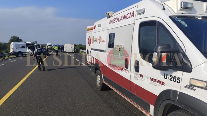 Accidente en la autopista Cardel–Poza Rica deja al menos 2 muertos y heridos de Álamo, Veracruz