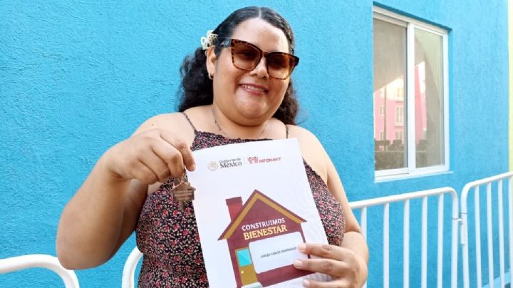 “Es un sueño cumplido”: Lariza Carlín recibió su casa del Programa de Vivienda para el Bienestar en Veracruz
