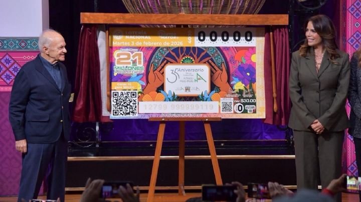 Billete de Lotería Nacional reconoce 35 años de trabajo de la Fundación Alfredo Harp Helú