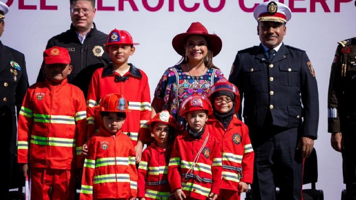 Bomberos CDMX cumplen 170 años; Clara Brugada destaca inversión y respaldo