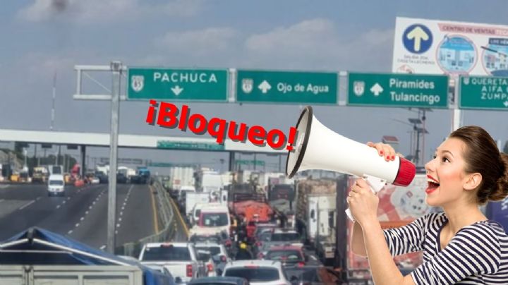 Transportistas anuncian bloqueo en la México-Pachuca mañana lunes: aquí detalles