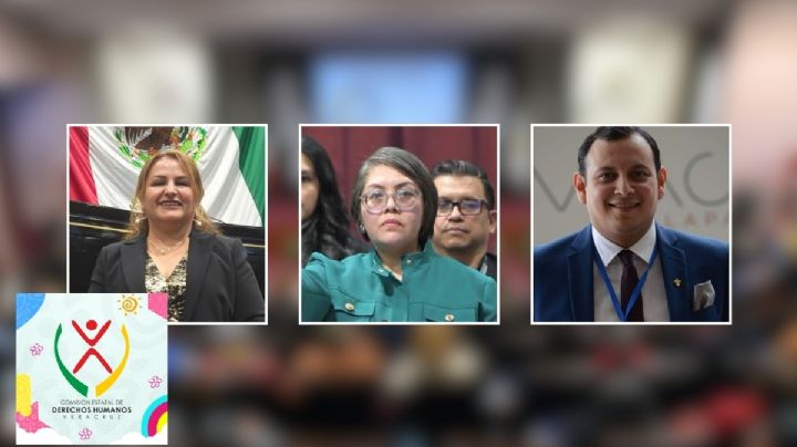 Ellas y él forman la terna para ocupar la Comisión Estatal de Derechos Humanos en Veracruz