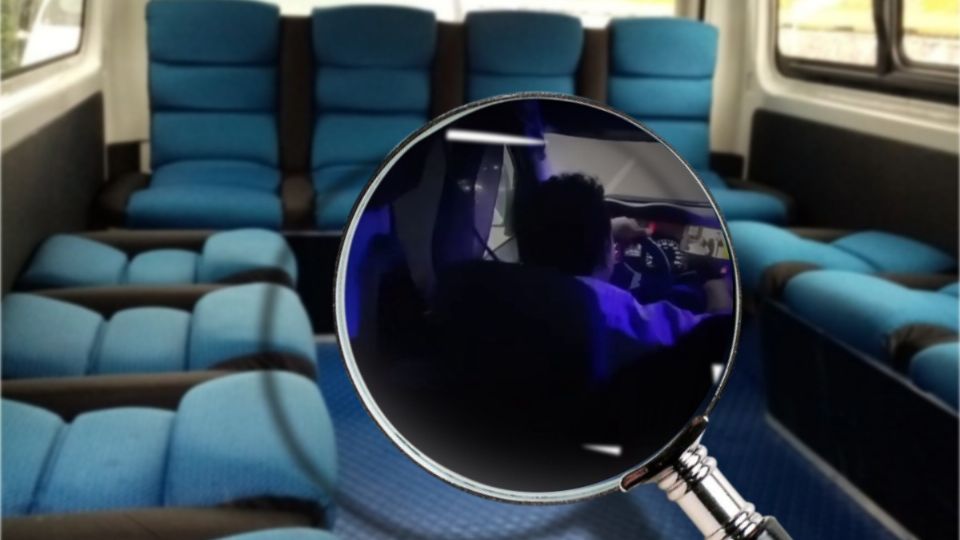 El chofer condujo mirando su serie y la carretera por algunos kilómetros