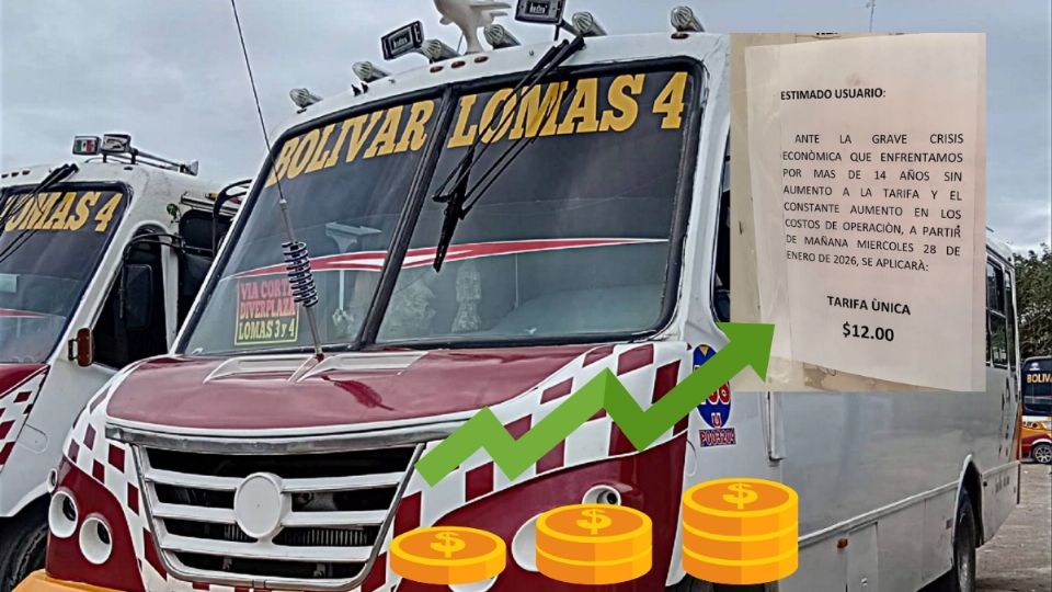 Amagan con aumento al pasaje en camiones desde este 28 de enero en Veracruz y Boca del Río