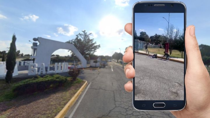 Captan pelea de supuestos alumnos en instituto de la UAEH, guardias no hacen nada | VIDEO