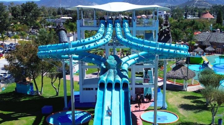En este balneario de Hidalgo hay un tobogán en forma de monstruo marino y es extremo