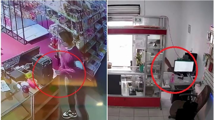 Robo de celulares de empleados en negocios, la nueva modalidad delictiva en Pachuca | VIDEO