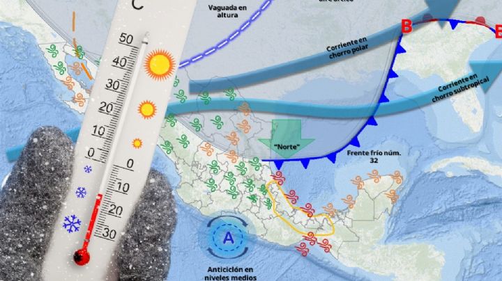 Frente frío 32: lluvias y bajas temperaturas en estos municipios de Hidalgo