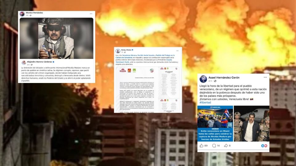 El gobierno de EU lanzó bombas en algunos puntos de Caracas