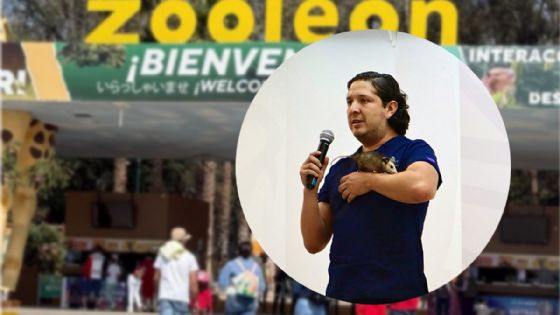 Él es el nuevo director del Zoo León; viene de Tijuana