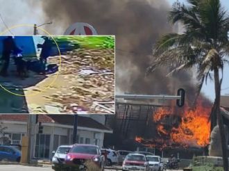 Revelan video de atacantes de restaurante incendiado en Coatzacoalcos