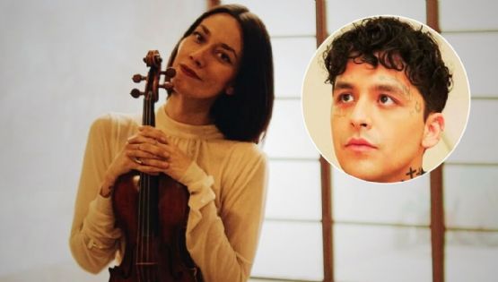 Violinista de Christian Nodal rompe el silencio y habla de los rumores de romance con el cantante