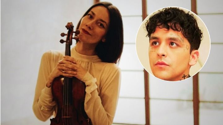 Violinista de Christian Nodal rompe el silencio y habla de los rumores de romance con el cantante