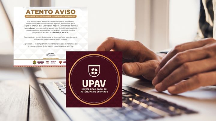 Por esta razón plataforma de la UPAV estará fuera de servicio del 2 al 8 de febrero