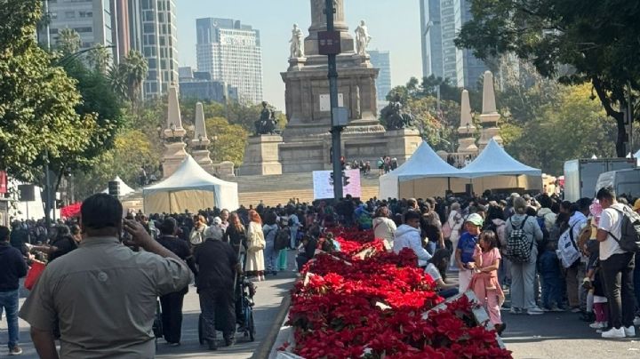 Protestan durante discurso de Clara Brugada en la mega rosca de Reyes
