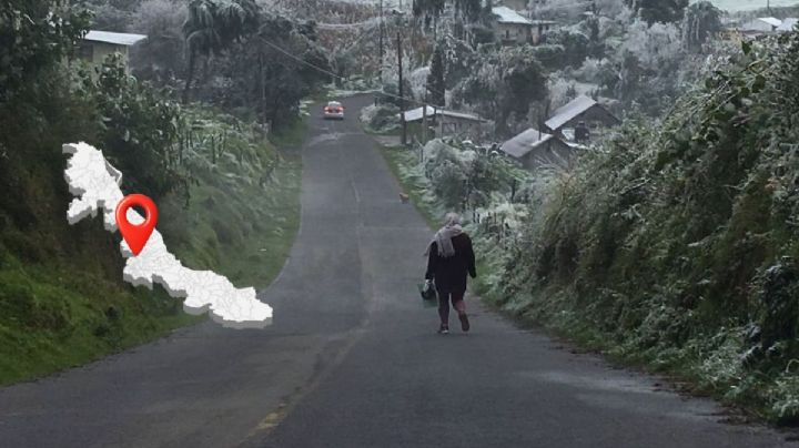 Este es el pueblo más frío de Veracruz del invierno 2025-2026; amaneció a -6°C